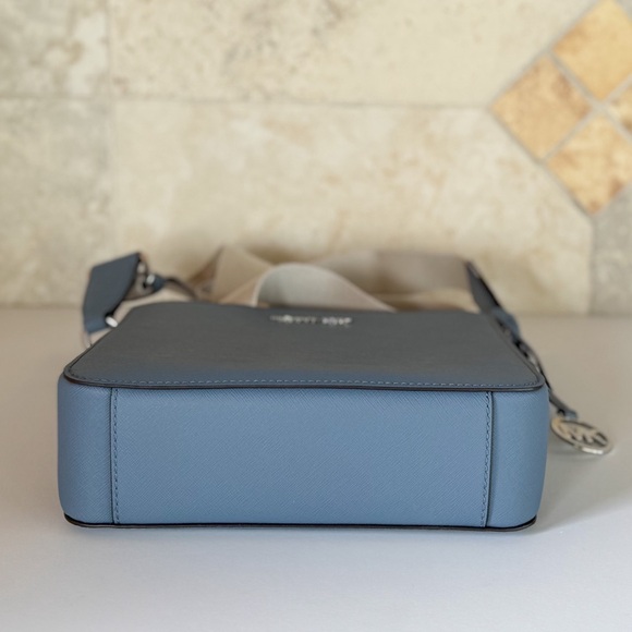 Michael Kors Jet Set Travel Small Shoulder Crossbody Bag Denim - Picture 7 of 16